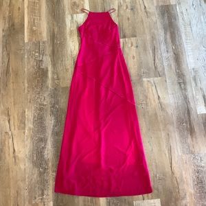 Pink shimmering gown